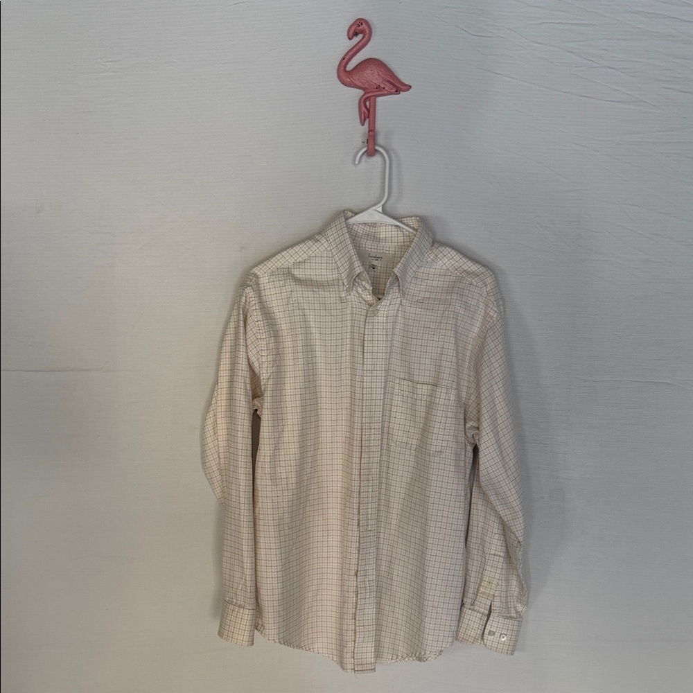 Turnbury Classic Beige Checkered Men's Shirt